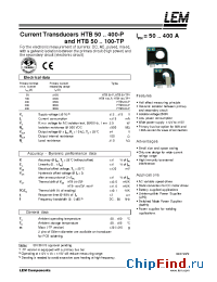Datasheet HTB100-P manufacturer LEM